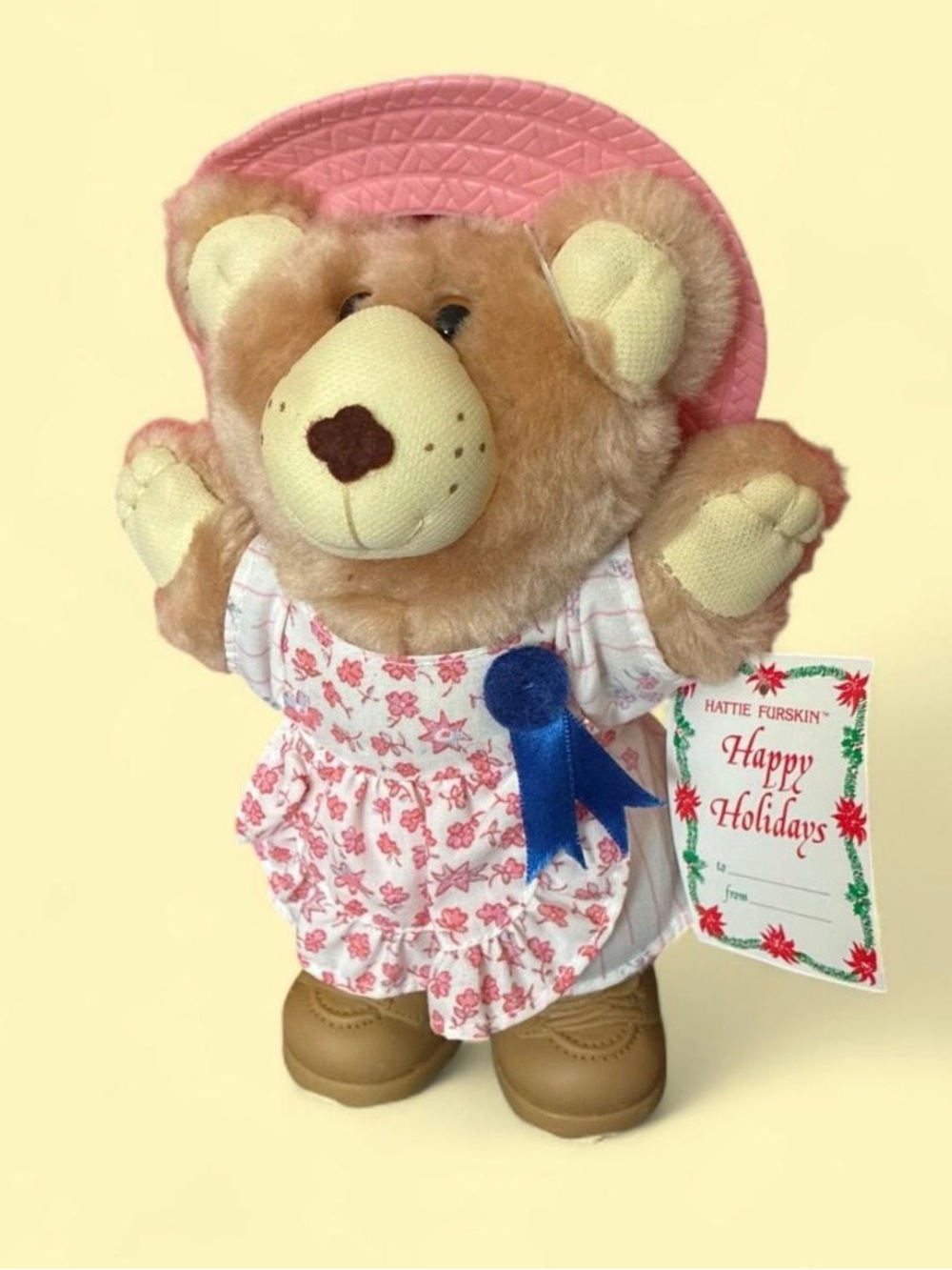 Vintage Furskins bear plush